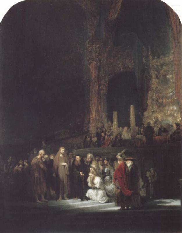 Christ and the Woman Taken in Adultery, REMBRANDT Harmenszoon van Rijn